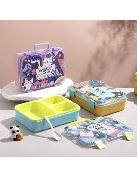 lunch box XL cat kawaii chat enfant kids repas dejeuner tahiti fenua shopping