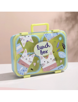 lunch box XL cat kawaii chat enfant kids repas dejeuner tahiti fenua shopping