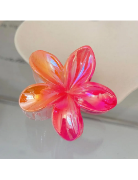 barrette hibiscus gradient accessoire cheveux tete beaute tahiti fenua shopping