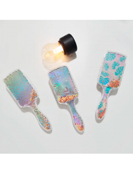 brosse cheveux glitters ape leopard paillettes tahiti fenua shopping