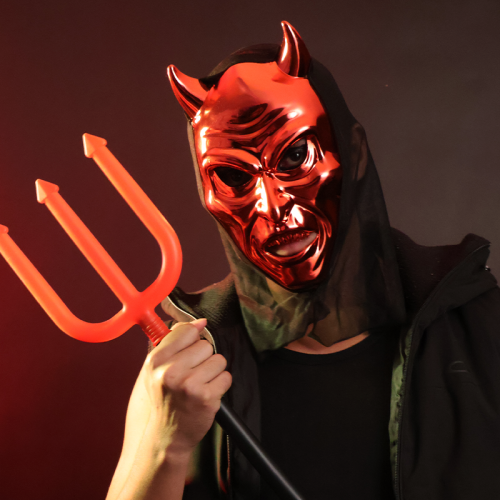 masque diable laser rouge red evil devil mask tahiti fenua shopping