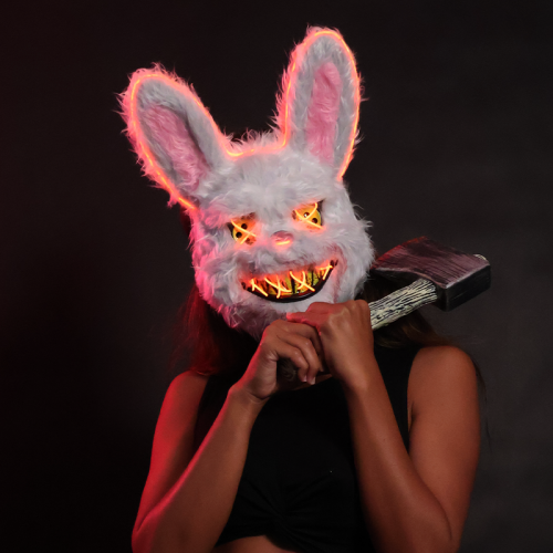 masque rabbit light lapin lumineux lumiere mask halloween tahiti fenua shopping