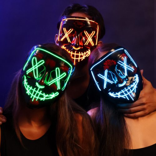 masque purge light déguisement costume halloween fenua shopping