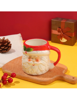 tasse relief Noel mug christmas vaisselle santa rennes tahiti fenua shopping