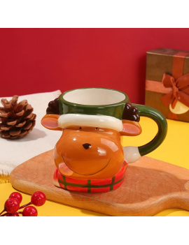 tasse relief Noel mug christmas vaisselle santa rennes tahiti fenua shopping