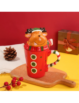 tasse longue + couvercle noël christmas mug vaisselle tahiti fenua shopping