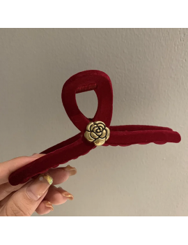 pince cheveux rouge pin red accessoire christmas noel rouge tahiti fenua shopping