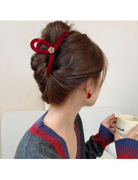 pince cheveux rouge pin red accessoire christmas noel rouge tahiti fenua shopping