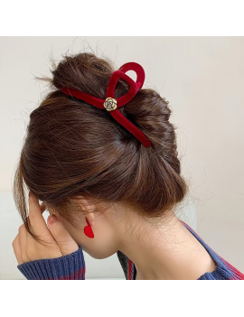 pince cheveux rouge pin red accessoire christmas noel rouge tahiti fenua shopping