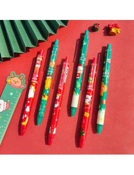 stylo print Noel pen christmas papeterie santa tahiti fenua shopping