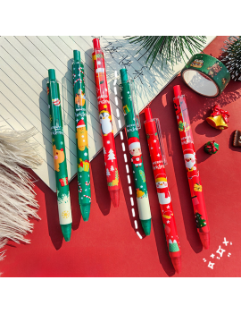 stylo print Noel pen christmas papeterie santa tahiti fenua shopping
