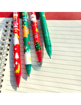 stylo print Noel pen christmas papeterie santa tahiti fenua shopping