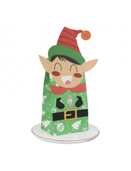 pochette cadeau Noel fun 3D gift bag christmas tahiti fenua shopping