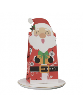 pochette cadeau Noel fun 3D gift bag christmas tahiti fenua shopping