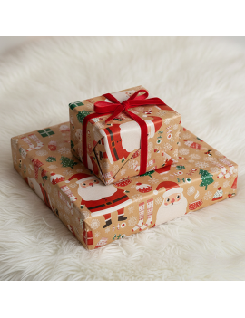 rouleau papier cadeau kraft xmas 3m christmas noel paper gift tahiti fenua shopping