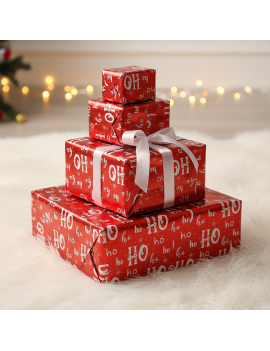 rouleau papier cadeau shinny hoho 3m gift bag noel christmas tahiti fenua shopping