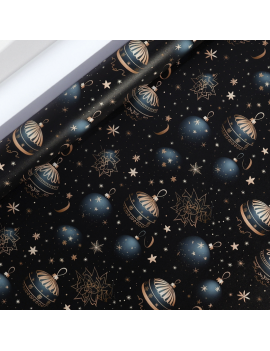 set 3 rouleaux papier cadeau Noel navy 3m gift christmas paper tahiti fenua shopping