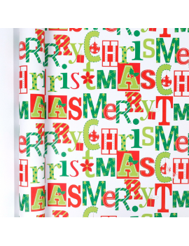 set 3 rouleaux papier cadeau Noel green 3m christmas paper gift tahiti fenua shopping