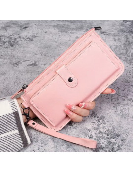 portefeuille pochette rose