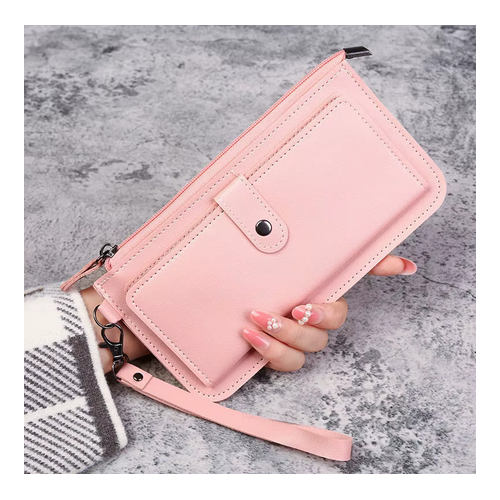 portefeuille pochette rose