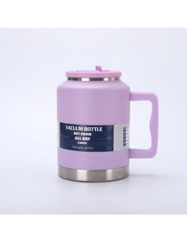 gourde isotherme 2L paille acier inoxydable boisson vaisselle bouteille tahiti fenua shopping