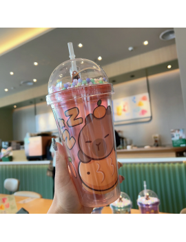 mug castor bubble verre boisson vaisselle capybara color tahiti fenua shopping