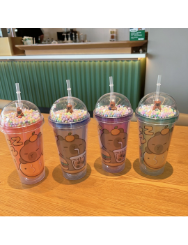 mug castor bubble verre boisson vaisselle capybara color tahiti fenua shopping