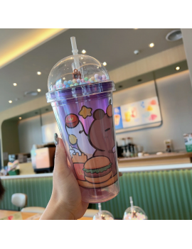 mug castor bubble verre boisson vaisselle capybara color tahiti fenua shopping