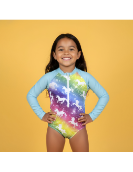 maillot body licorne rainbow unicorn coloré mer piscine baignade tahiti fenua shopping