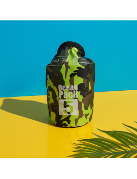 Sac etanche 5L waterproof imperméable eau mouillé résistant à l'eau orange bleu vert rose tahiti fenua shopping