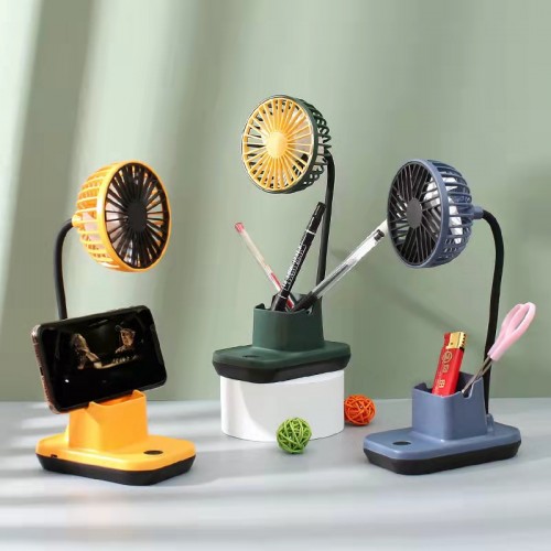 mini ventilateur pot crayon support telephone maleable accessoire bureau tahiti fenua shopping
