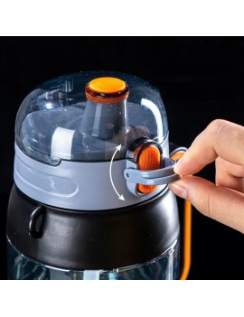 gourde sport 1.6L poignee pvc bouteille entrainement boisson frais vaisselle tahiti fenua shopping