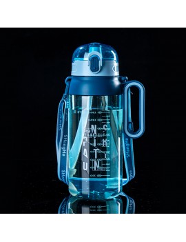 gourde sport 1.6L poignee pvc bouteille entrainement boisson frais vaisselle tahiti fenua shopping