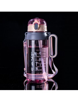 gourde sport 1.6L poignee pvc bouteille entrainement boisson frais vaisselle tahiti fenua shopping