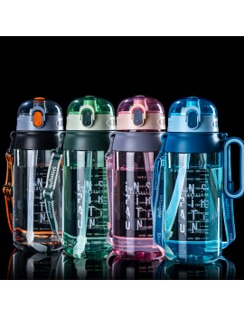 gourde sport 1.6L poignee pvc bouteille entrainement boisson frais vaisselle tahiti fenua shopping