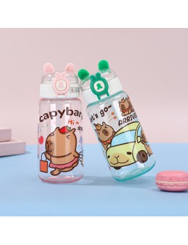 gourde kids capybara ears 450ml boisson enfant kawaii pvc vaisselle tahiti fenua shopping
