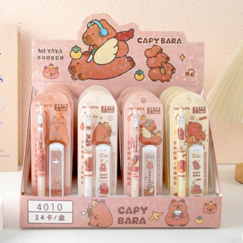 pack criterium capybara crayon papeterie stylo mine tahiti fenua shopping