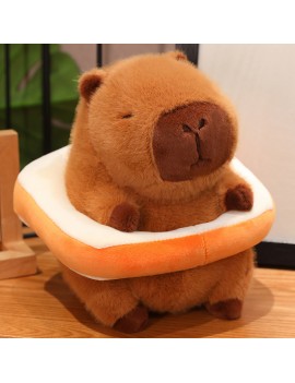 peluche capybara castor coussin plush deco enfant doux kids tahiti fenua shopping