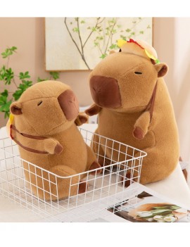 peluche capybara burger hamburger coussin deco kids enfant castor tahiti fenua shopping