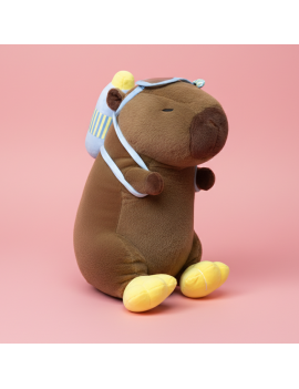 peluche capybara plongee plush coussin deco kawaii tahiti fenua shopping
