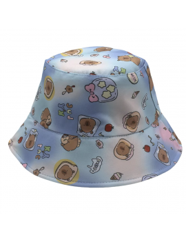 chapeau plage capybara hat castor enfant accessoire beach bob tahiti fenua shopping