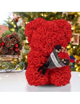 ourson flower bouquet 25cm