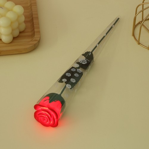 tige rose led cadeau à offrir pour son amoureux amoureuse fête saint valentin tahiti fenua shopping