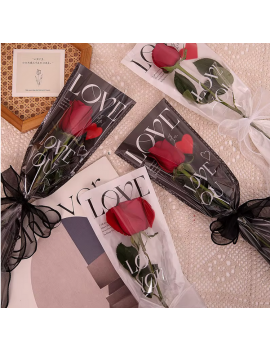 tige rose rouge cadeau à offrir pour son amoureux amoureuse fête saint valentin tahiti fenua shopping