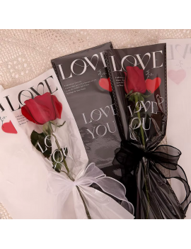 tige rose rouge cadeau à offrir pour son amoureux amoureuse fête saint valentin tahiti fenua shopping