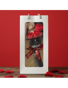pack bouquet roses ourson cadeau idéal pour son amoureuse amoureux
