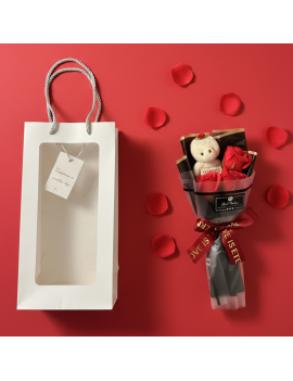 pack bouquet roses ourson cadeau idéal pour son amoureuse amoureux