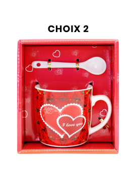 coffret peluche ours love + tasse idée de cadeaux pour la saint valentin fenua shopping tahiti