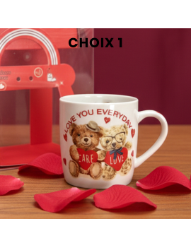 tasse love motif ourson vaisselle ceramique fenua shopping tahiti