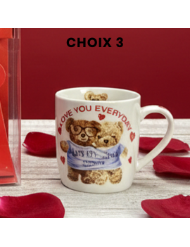 tasse love motif ourson vaisselle ceramique fenua shopping tahiti